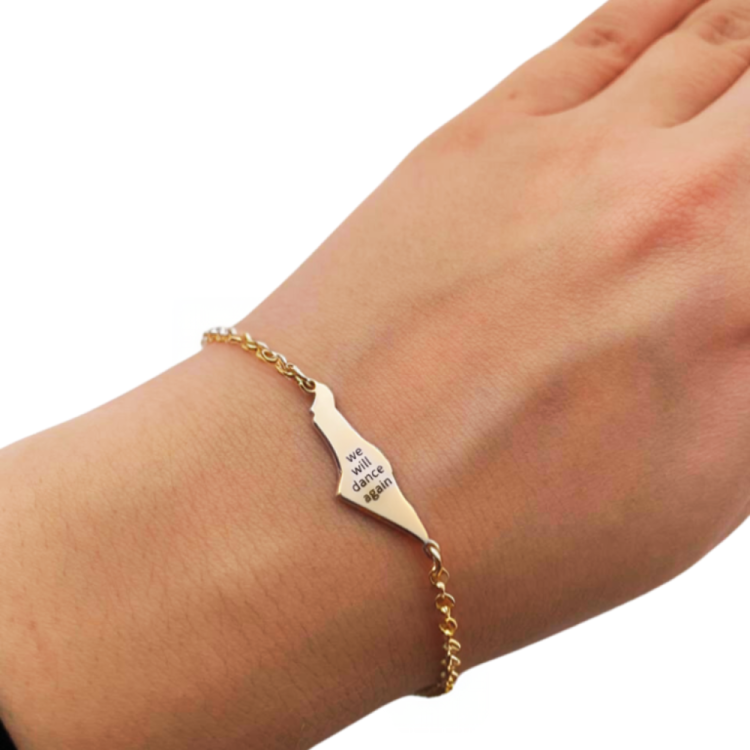 We Will Dance Again - 14K Gold Bracelet for October 7 Memory