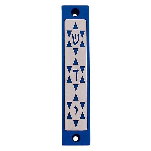 Three Stars Shaddai Mezuzah - Baltinester Jewelry